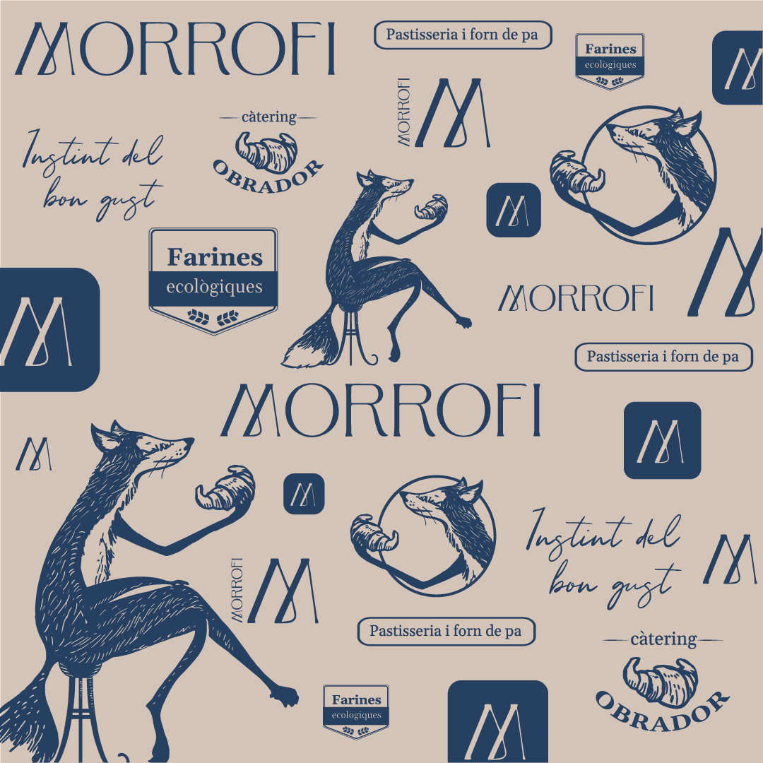 Sistema de identidad visual de Morrofi: logotipo, monograma, emblema y sellos