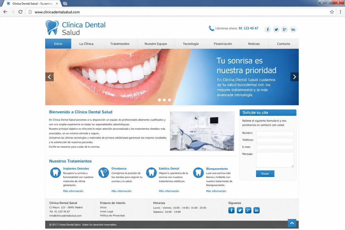 Antes - Clínica dental
