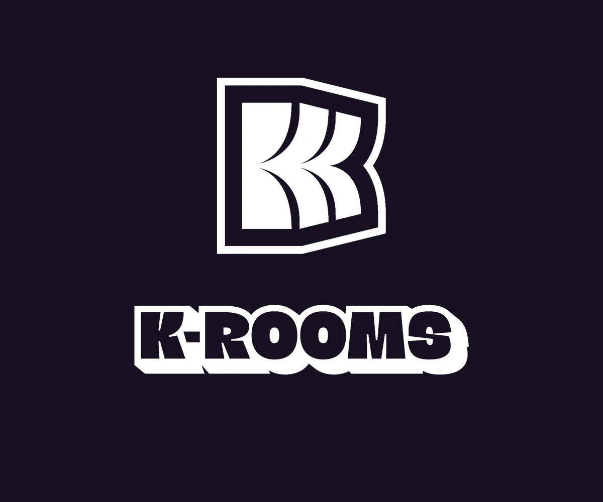 Logotipo y emblema de K-Rooms