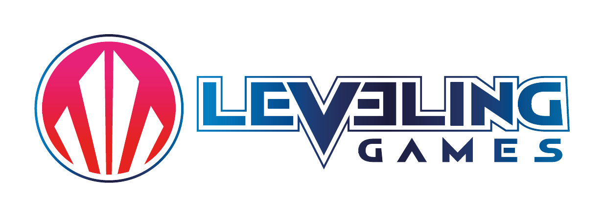 Logotipo de Leveling Games a color