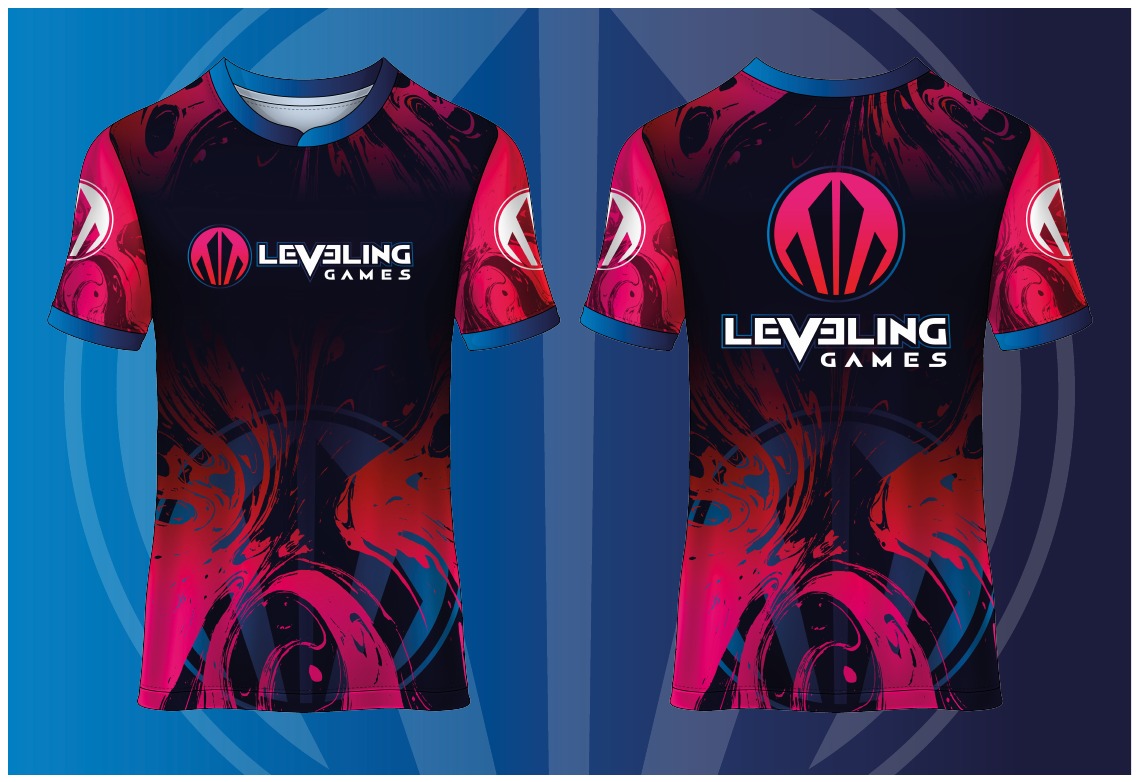 Camiseta de equipo de Leveling Games